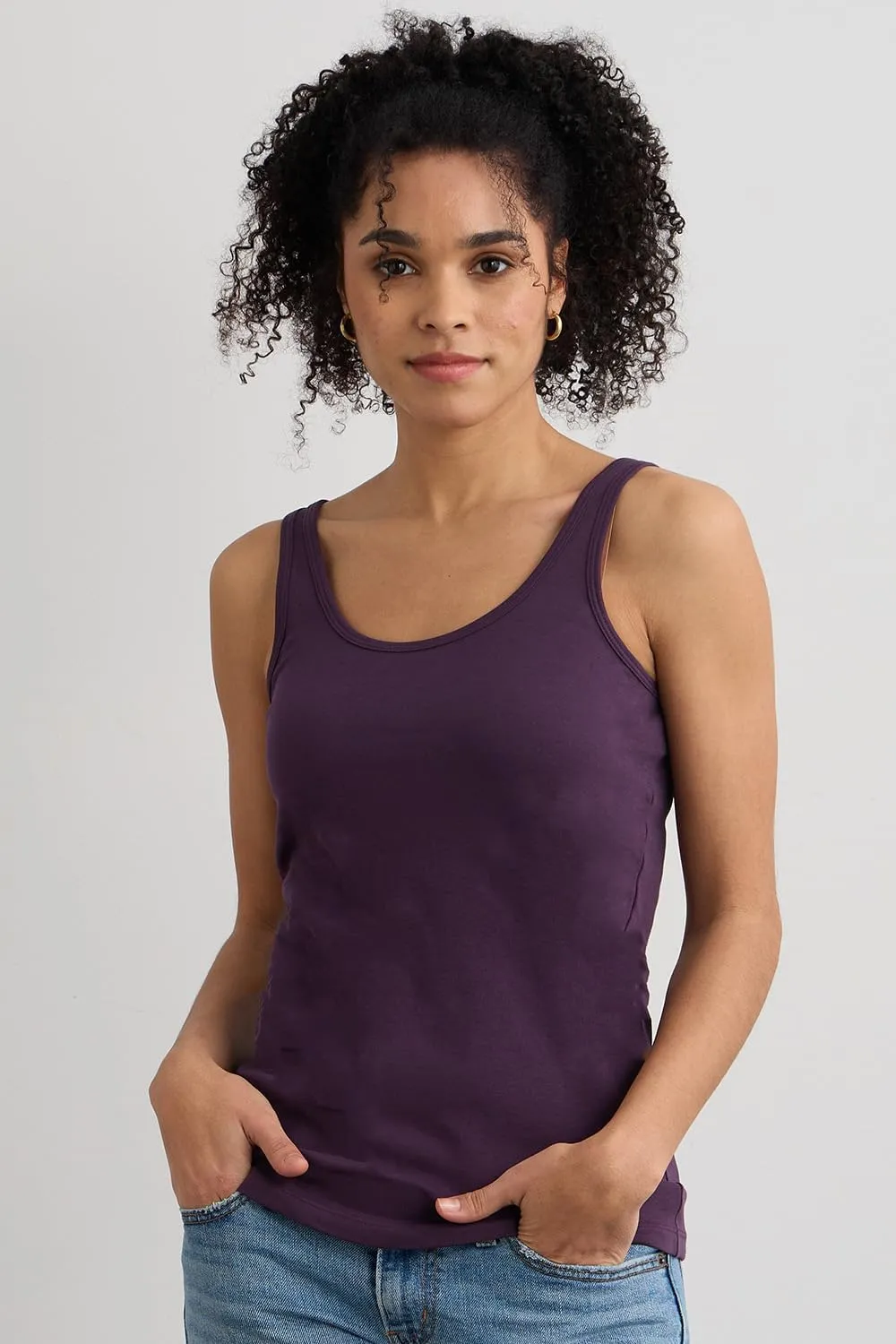 Women's 100% Organic Pima Cotton Luxe Tank Top
