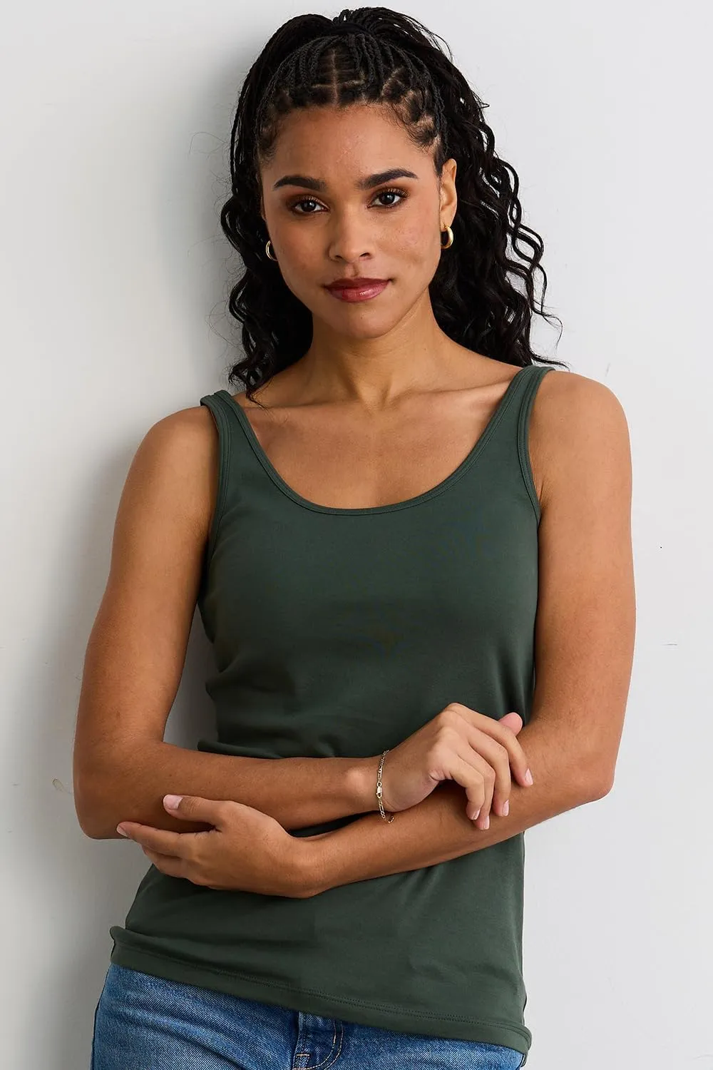 Women's 100% Organic Pima Cotton Luxe Tank Top