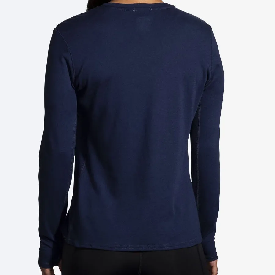 Women's Distance Long Sleeve 2.0 (Navy Run Merry)