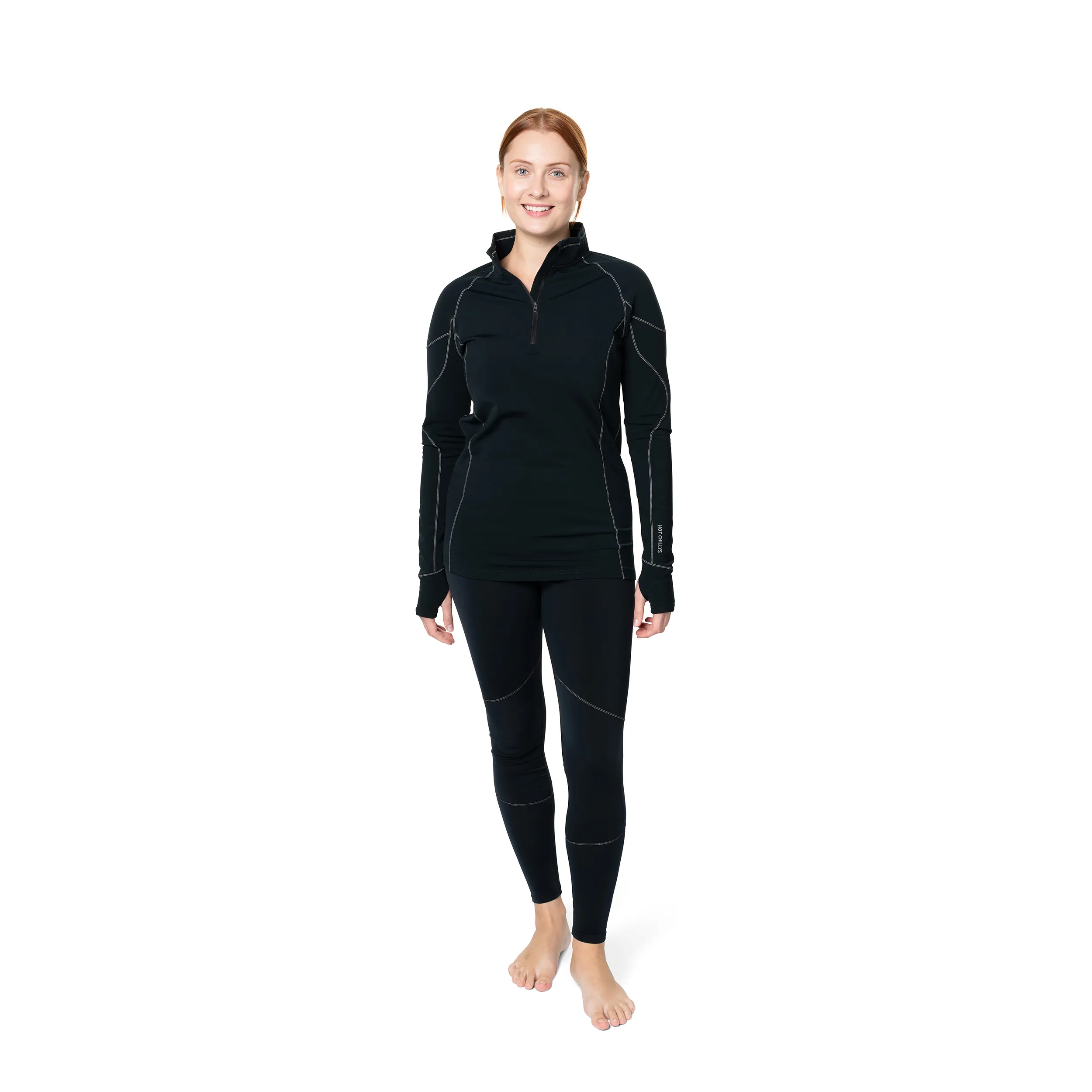 Women's Micro-Elite XT Zip-T - Black/Grey
