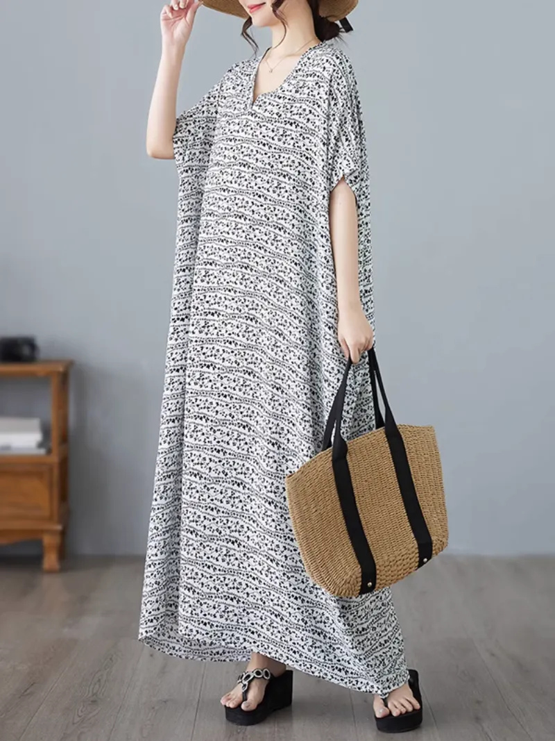 Women's Stylish Premium Quality Printed Kaftan Dress