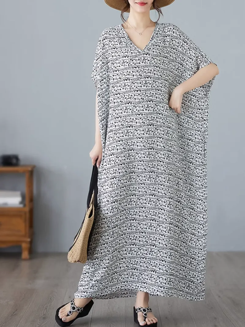 Women's Stylish Premium Quality Printed Kaftan Dress