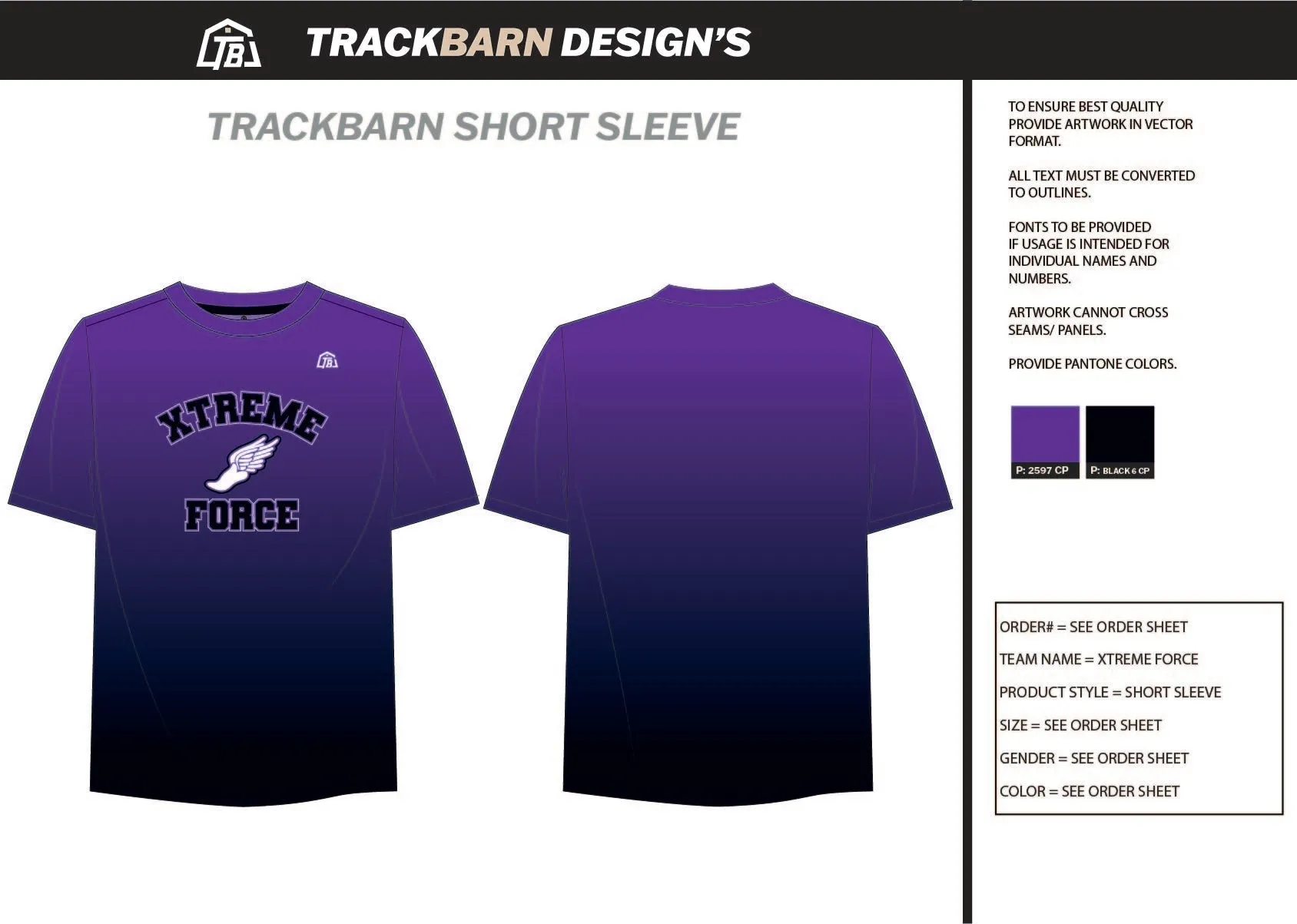 Xtreme-Force- Mens Stretch Light Training Tee