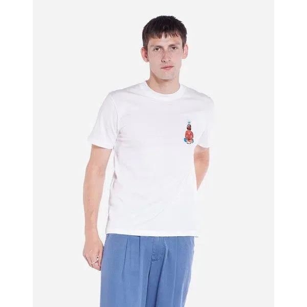 Yogi - Regular Fit T-Shirt aus Biobaumwolle mit Stickerei