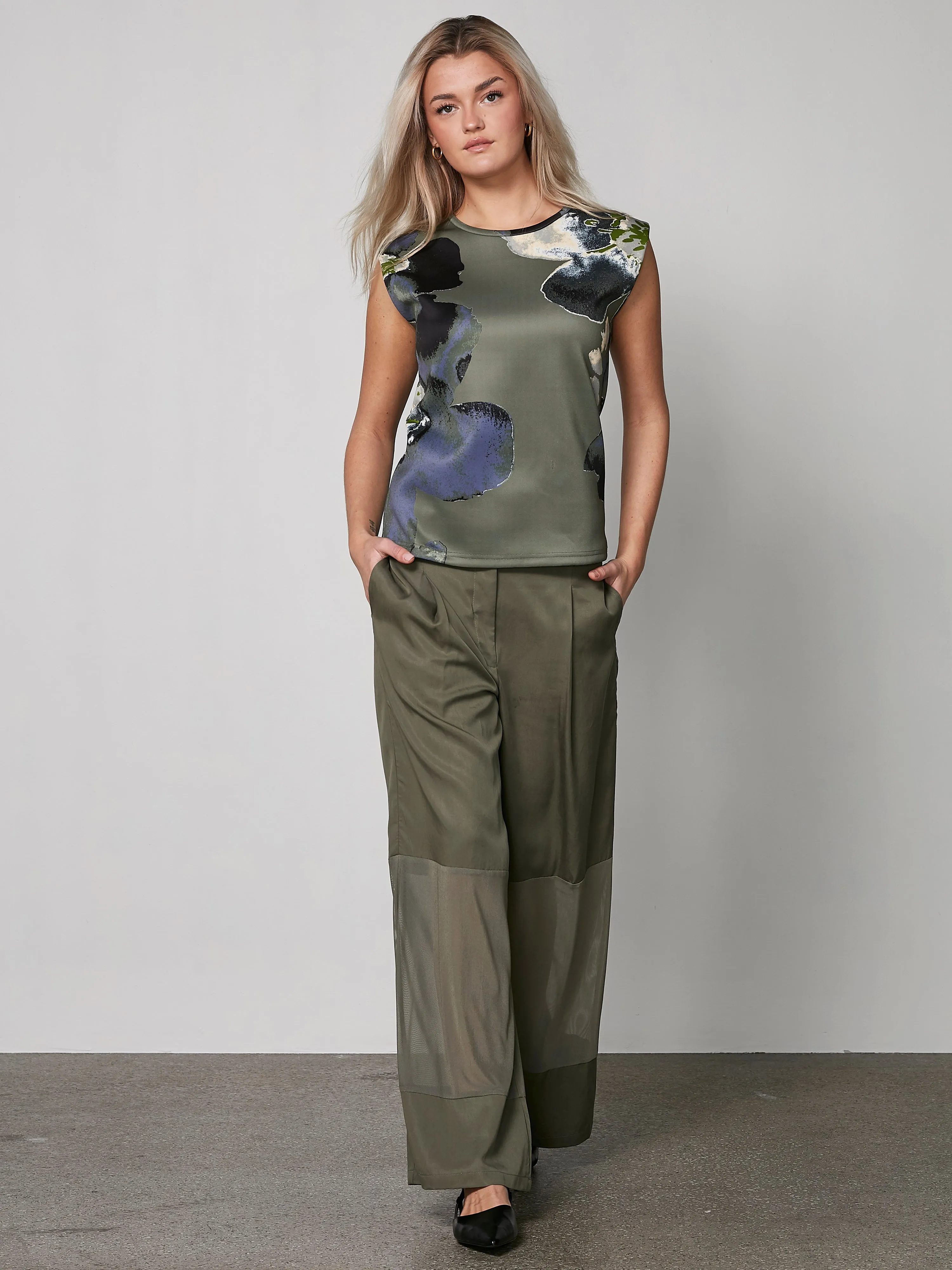 YOKO top - Olive Mix