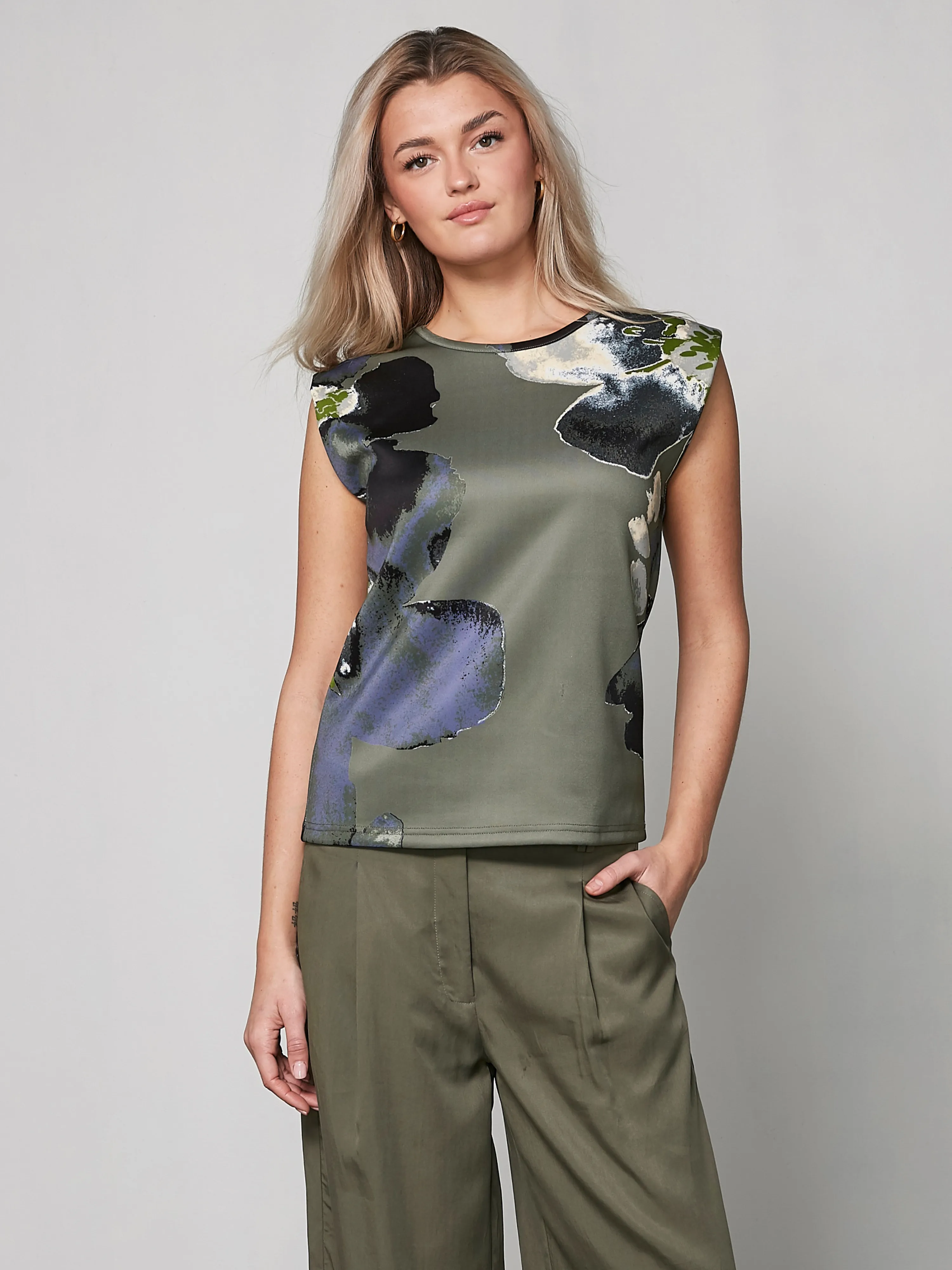 YOKO top - Olive Mix
